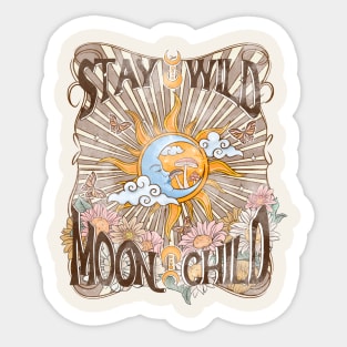 Stay Wild Moon Child Sticker